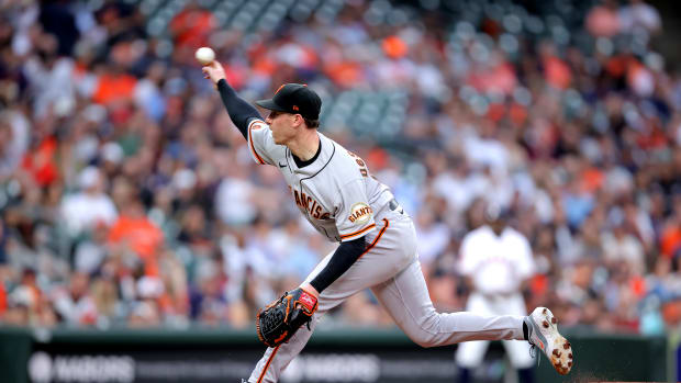 Anthony DeSclafani pitches against the Houston Astros